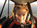 Late afternoon solo flight in WKM, with Angus. Used runway 24. Click for the flight details