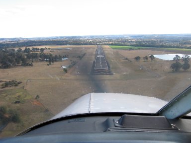 On final for 24. Click to enlarge