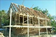 First floor and roof framing
